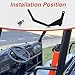 KPALAG Upgrade Stainless Steel Cast Gear Shift Shifter Lever Compatible with Polaris Ranger 1000 2018-2021 Polaris Pro XD 2019-2020 Replace # 5634266-458 5633821-458 (Matte Black)