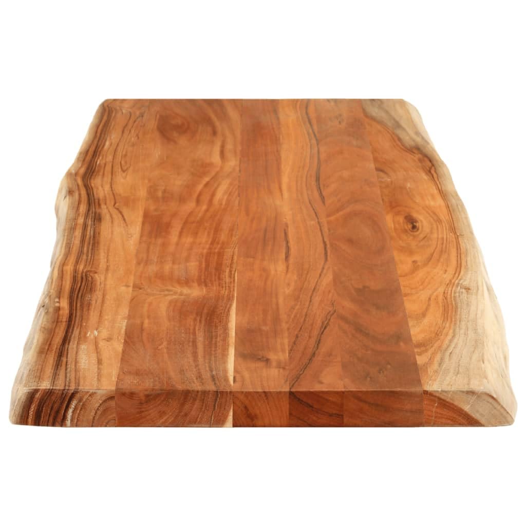 Dessus de table 140x60x3,8cm rectangulaire bois massif d acacia