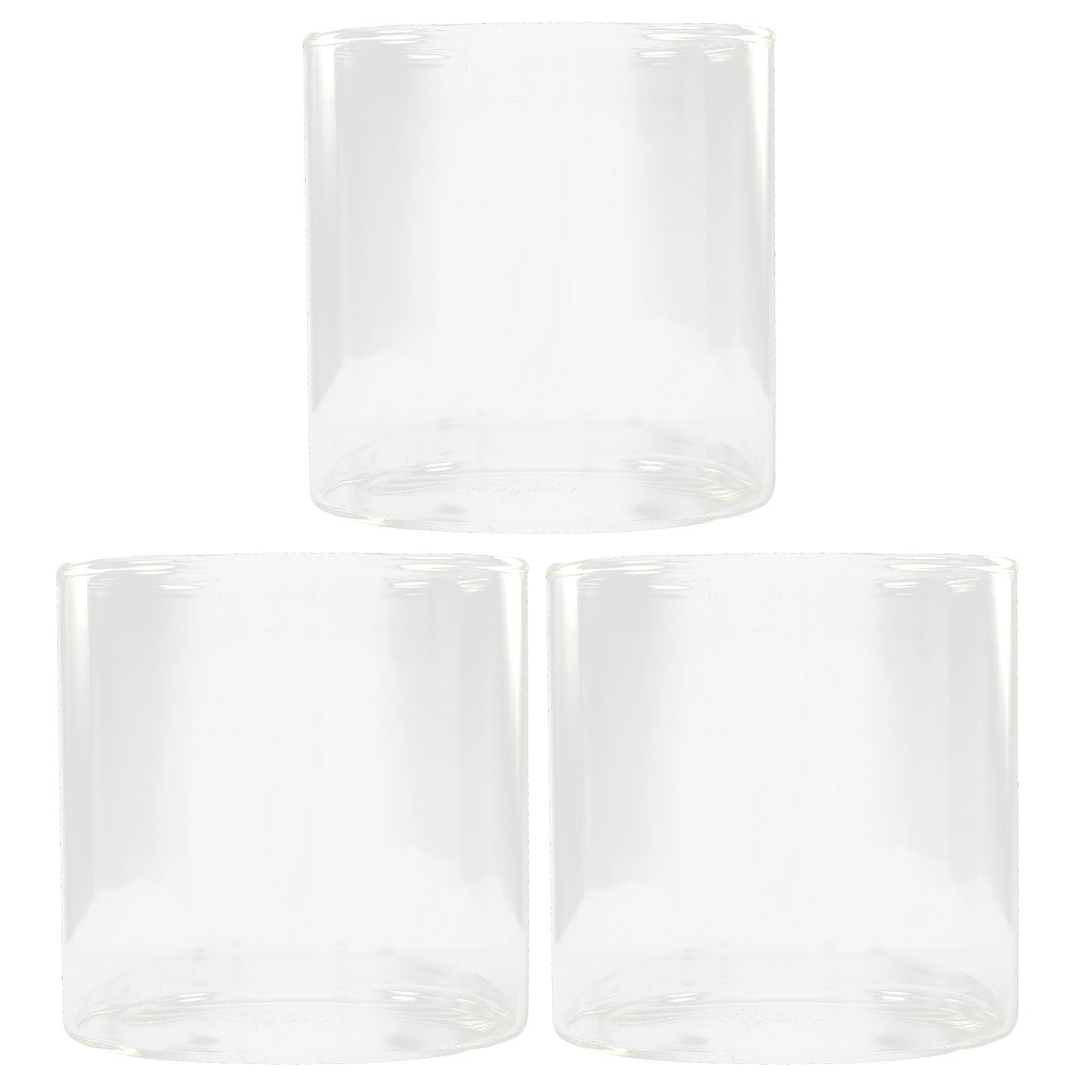 Vase cylindrique en verre pour balcon et décoration de table moderne