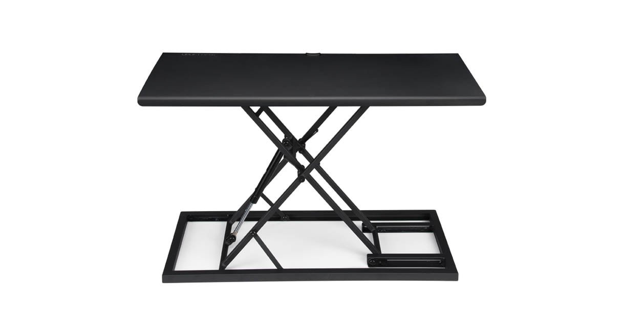 E3 Compact Stand Up Desk Converter Black by Uplift Desk product thumbnail 4