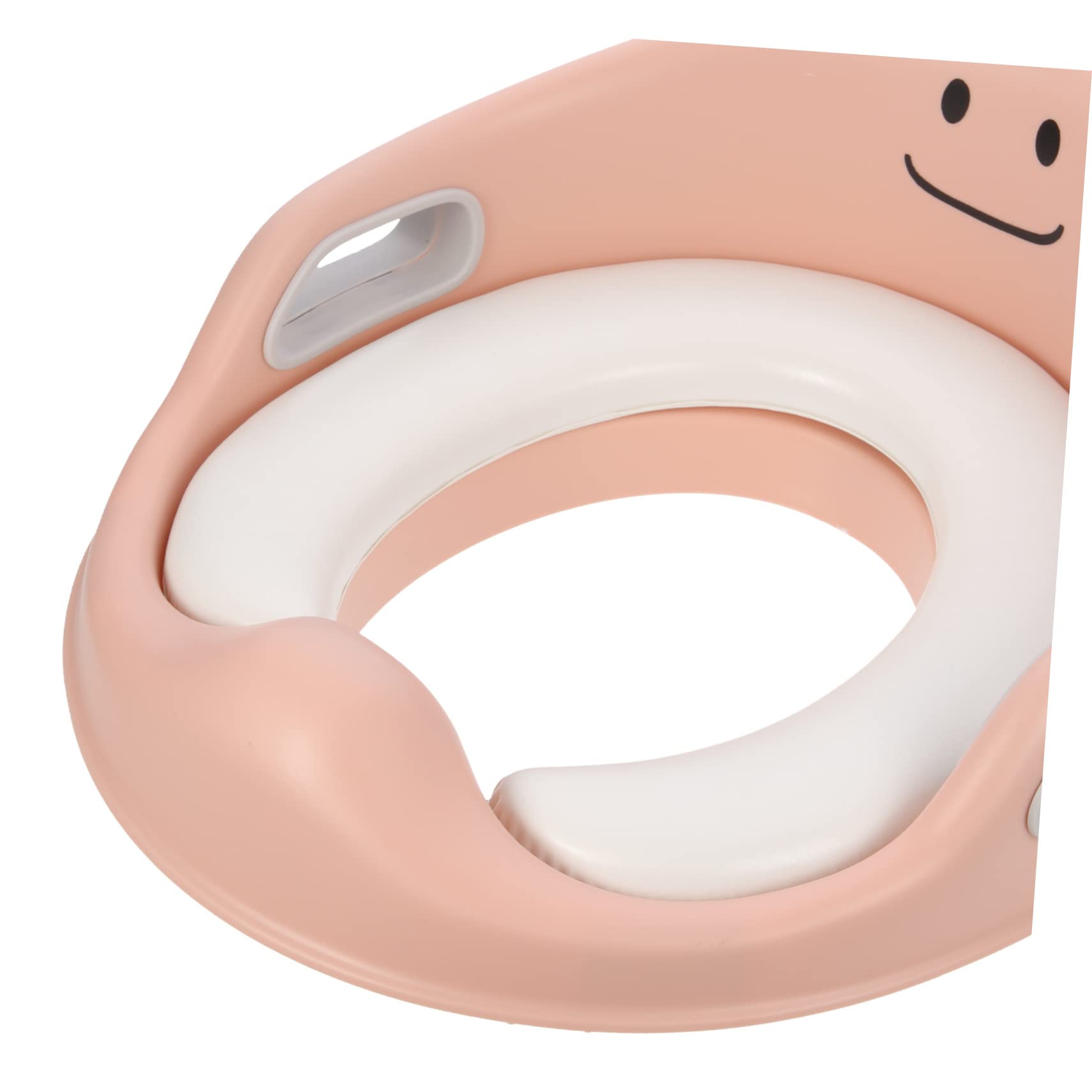 FRCOLOR Riduttore Wc Ragazzo Ragazza Portatile Con Impugnature Di Sicurezza Sedile Confortevole in Pu Design Ergonomico Schienale Adatto Ai Wc Standard Per Allenamento Vasino Autonomo Raga