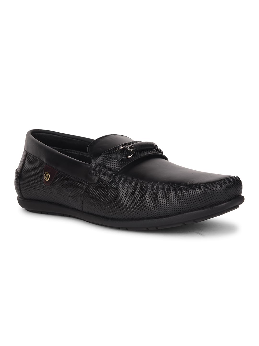liberty Healers OSL-31 Loafer Shoes for Men - Black, Non-Lacing Casual Slip-On Loafers Stylish Shoes Ideal for Office, Party, Wedding - Comfortable Lightweight - Durable and Cushioned Footbed-picture-15