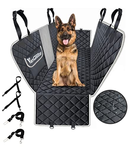 VanGeeStar Dog Car Seat Cover for Back Seat, Waterproof, Seat Protector, Scratch-Resistant, Nonslip, Durable, Prevent Dirt, Suitable for Pet Car Hammock for Cars, Trucks and SUVs……