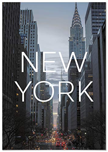 Panorama Póster Ciudad de New York 50 x 70 cm - Impreso en Papel 250g - Póster Pared - Cuadros Decoración Salón - Cuadros Dormitorio - Póster Decorativos - Cuadros Modernos