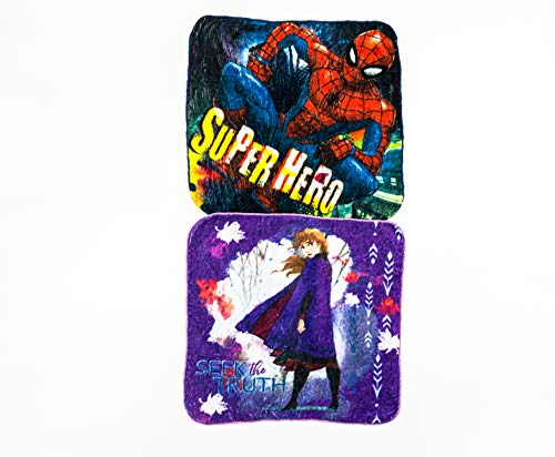 Lex's Linens Gants de toilette magiques Spider-Man La Reine des Neiges Anna (Spider-Man et La Reine des neiges) Cover