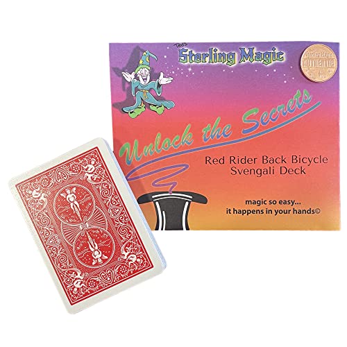 Set Di 3 Mazzi Bicycle Blu: 1 Normale + 1 Svengali + 1 Invisibile - Mazzi Truccati Per Magia, Poker Size 6,3x8,8cm