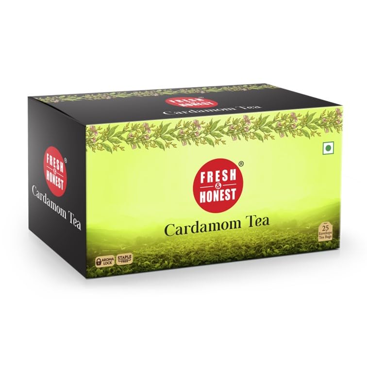 Fresh & Honest Cardamom Tea Bags, 2g x 25 Enveloped Tea Bags (B0CXXSTFSN) Amazon Price History, Amazon Price Tracker