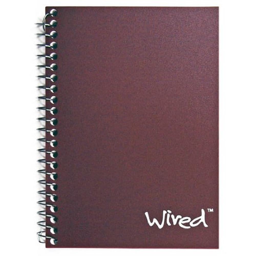 Top Flight Wired Personal Wirebound Notebook, 100 Sheets, College Rule, 7 x 5 Inches, 1 Notebook, Cover May Vary (33185) - Image 4