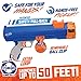 Nerf Dog Tennis Ball Blaster Dog Toy Blue/Orange, 16 Inch Compact Blaster with 1 Ball
