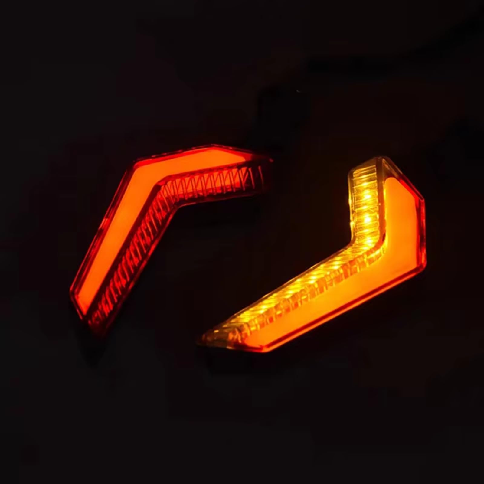 Intermitente Moto Compatible Con Benelli Para TNT135 Para Torado 125 Para TRE 1130K 12V Señales De Giro De Motocicleta 10MM ABS Luz Intermitente Indicadores De Giro(Red)