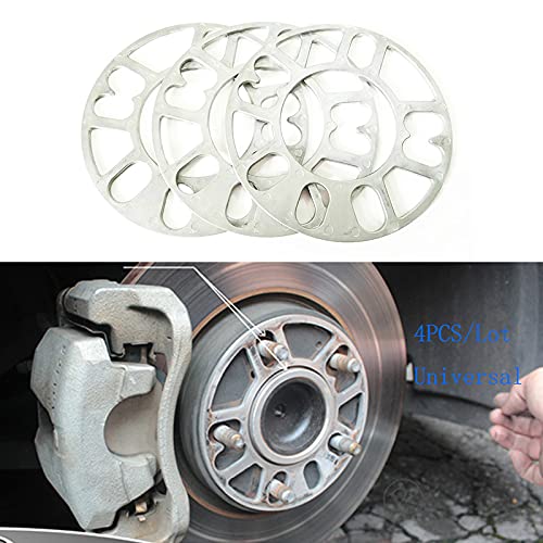Entretoises De Roue Universelles 10mm - Aluminium, Compatibles 4x100, 5x100, 5x112, Etc. | Pour Élargir La Voie Et Améliorer La Stabilité