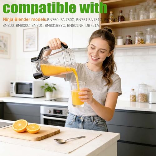 Recipiente de reemplazo para licuadora Ninja 72oz XL miniatura 5