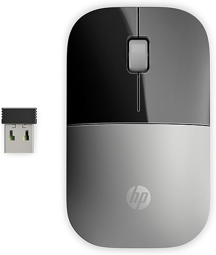 HP Z3700 USB Wireless Mouse/2.4GHz Wireless Connection/ 1200DPI (Silver)