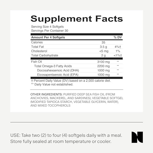 Needed. OM3SG120B Prenatal Omega-3 - High Potency Dose Of Sustainably Sourced Fish Oil thumb #5