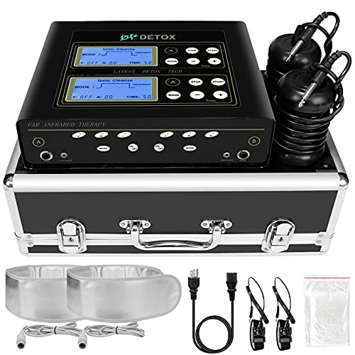 WL Vniolife Ionic Foot Bath Machine, Dual User Detox Foot Bath System, Suitable for Family Beauty Club Regain Health & Vitality with 5 Liners