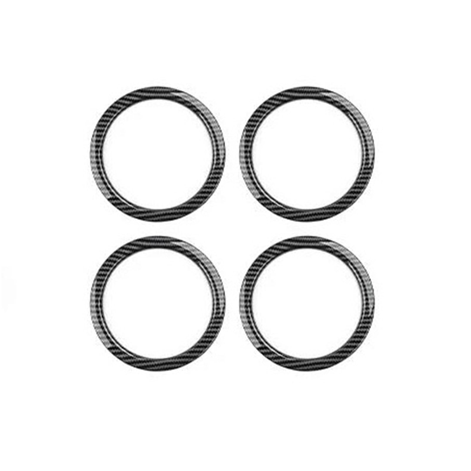 Car Air Conditioning Vent Switch Buttons Frame Cover Trim for KIA EV9 2024 2025 LHD RHD Interior Decal Trim(Carbon Fiber)