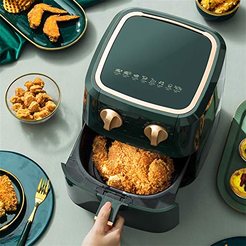 Tragbare elektrische Friteuse Air Fryer Kein Öl Toaster Ofen Electric Fritteuse Hühnerpizza Kocher Gesundheit Food Fryer… – Bild 3