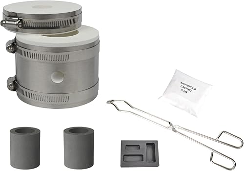 Kit de horno de gas propano de lujo Mini de mesa PRO Kiln derrite cobre dorado y plata en 10 minutos con molde combinado juego de fundición de metal