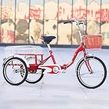 Einstellbare Höhe: Das Dreirad ist mit einem verstellbaren Höhensitz und einem Lenker ausgestattet.(Einstellbare Sitzhöhe vom Boden: 75-85 cm/einstellbare Höhe vom Fahrzeug: 123 cm-133 cm) Fahrer unterschiedlicher Höhen können die am besten geeignete Höhe entsprechend ihren Anforderungen wählen