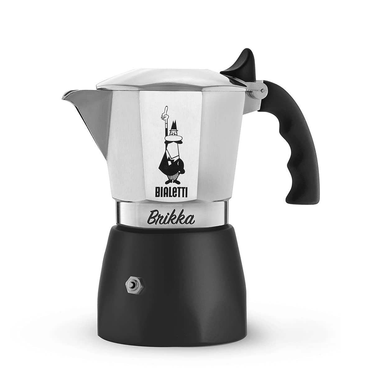 Bialetti New Brikka, Moka Pot, the Only Stovetop Coffee Maker Capable