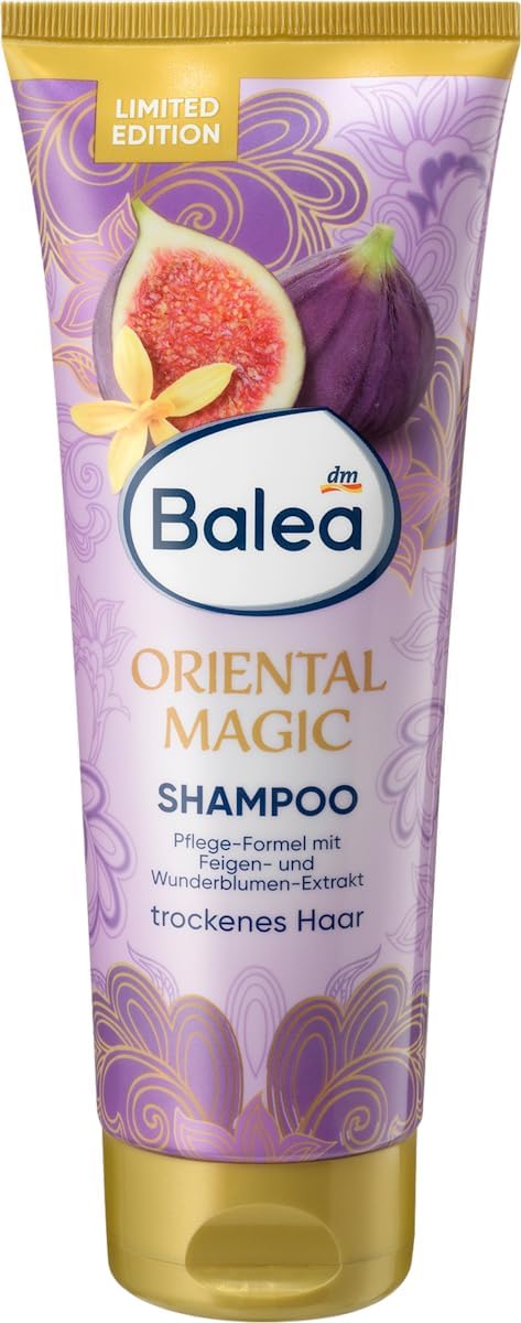 Balea 3er-Set Haarpflege: Professional Shampoo Glow & Shine Glanzshampoo mit Anti-Frizz-Effekt, 250 ml + Shampoo Oriental Magic sanfte Reinigung, Geschmeidigkeit, natürlicher Glanz, 2 x 250 ml (750ml)