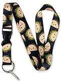 Limeloot Tacos Neck Lanyard for Keys, ID Badges, and Accessories - Cool Lanyard with Quick Release Buckle and Key Chain Holder