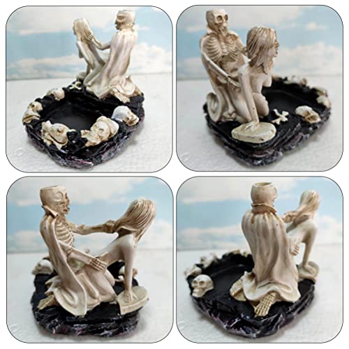 Beavorty C115196RWRVEP Ashtray Smoking Ash Tray Stylish Ash Tray Smoker Cool Stuff For Your Room Smoking Supplies Skeleton Design Ornament Desktop Adornment Halloween Decoration Home Decor thumb #6