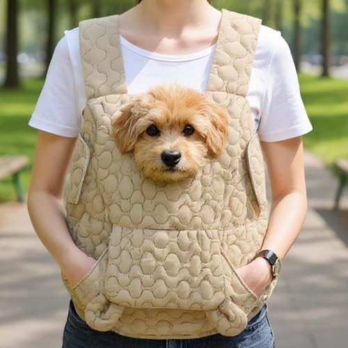 Porte-chat de voyage pliable et portable avec coussin doux intégré - 4