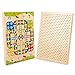 Set 2 in 1 in Legno con Pezzi di Gioco, Chiodi a Fungo Gioco da Tavolo da Viaggio Jigsaw Puzzle Board Giocattoli educativi per la Prima Infanzia per Bambini