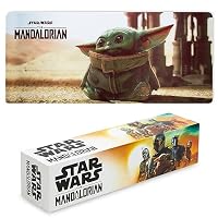 Disney Stitch Desk Mat Large Mouse Mat 80 x 36 cm Baby Yoda Desk Protector Mat PC Laptop Keyboard Stitch Gifts (Multi Baby Yoda)