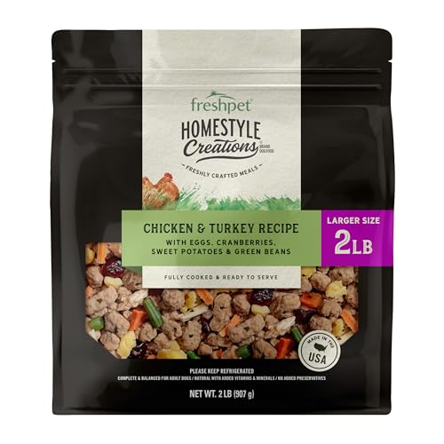 Freshpet Homestyle Creations Chicken & Turkey Recipe 2 LB
