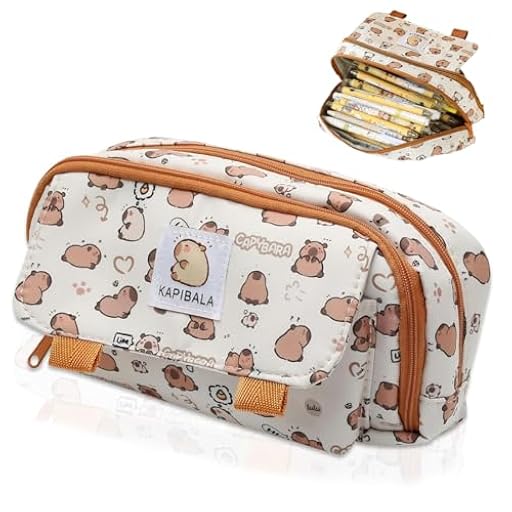 NHQZ Estuche para lápices, bonito estuche para lápices para niñas, niños, papelería escolar, gran capacidad, estuche para lápices de oficina, estuche personalizado, 1 pieza | Ya disponible en tu tienda friki favorita! En mundofriki.es!