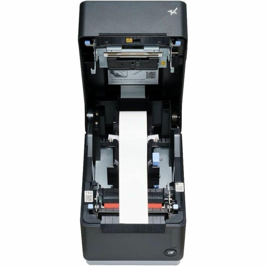 Image of Star Micronics mC-Label3 MCL32CI Direct Thermal Printer - Monochrome - Desktop - Label Print - Ethernet - USB - with Cutter - Black - 3.15 inch Print Width - 203 dpi - for PC, Android, iOS