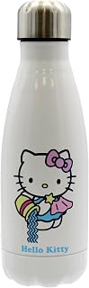 CYPBRANDS Hello Kitty, Sanrio, Botella, Botella de Agua, Bidón, Cantimplora, Horóscopo, Acuario, 550 ml, Color Blanco, Producto Oficial