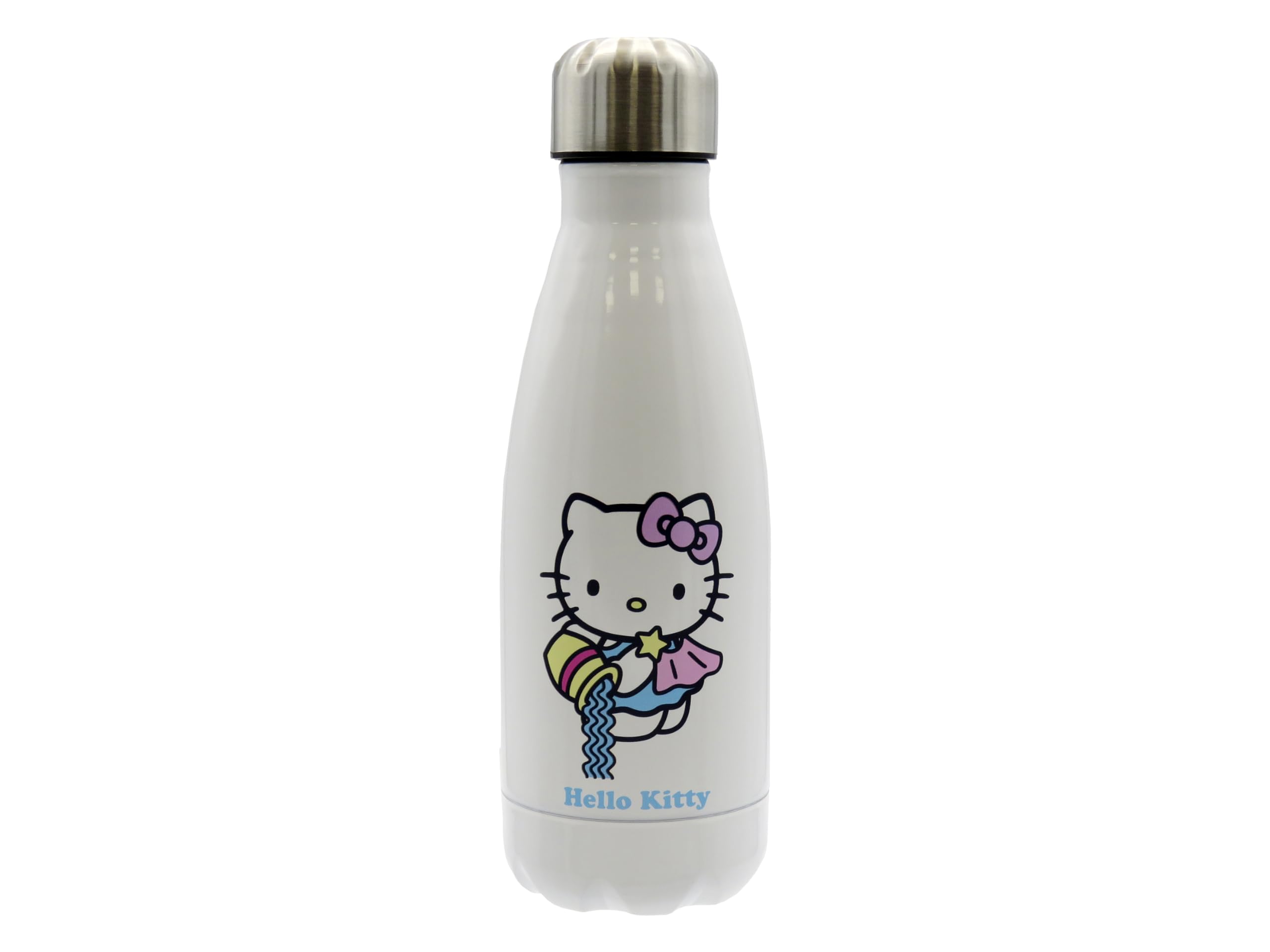 CYPBRANDS Hello Kitty, Sanrio, Bottle, Water Bottle, Jerry, Horoscope, Aquarium, 550 ml, White Official Product