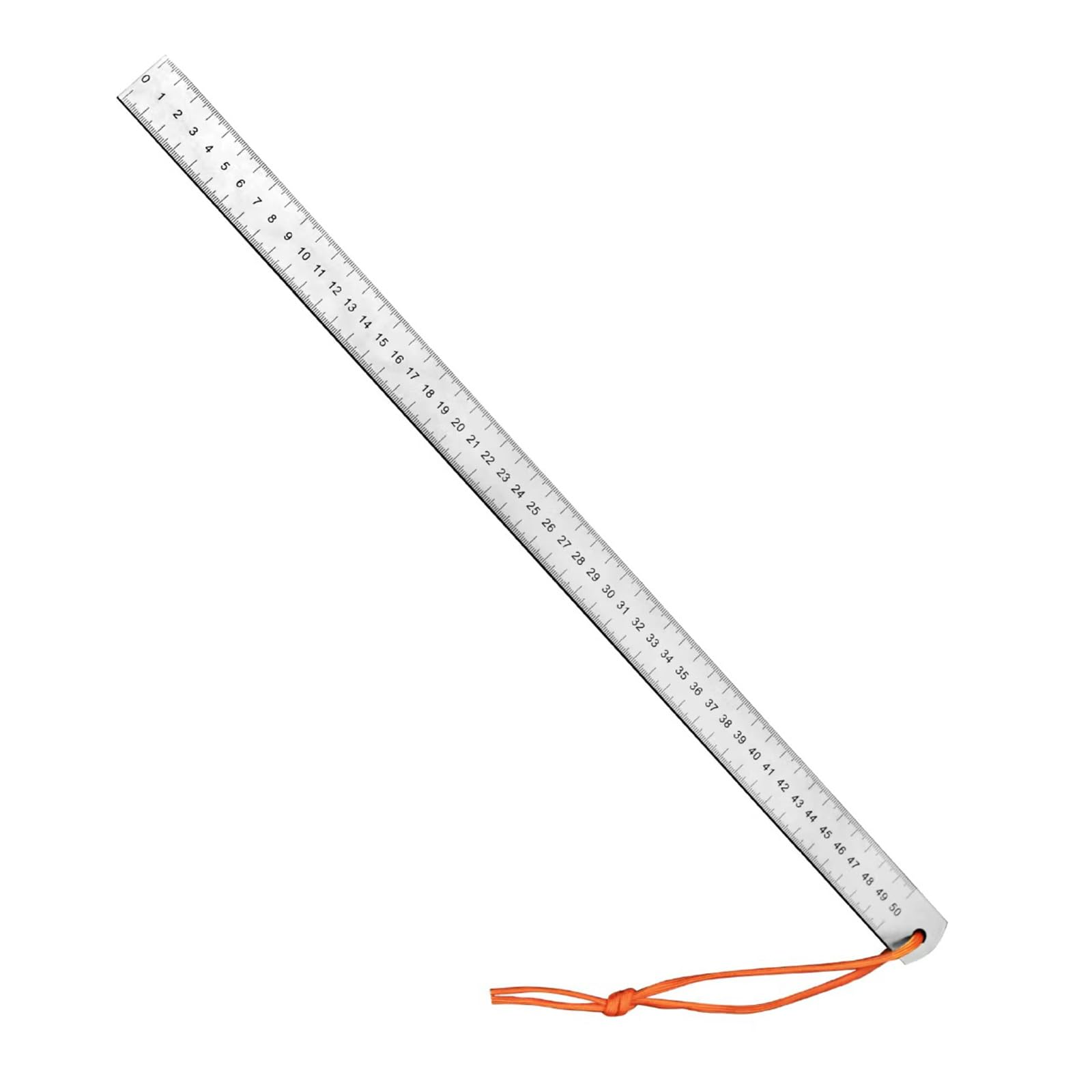 Hogtnd Multifunctional Ruler Straight Edge Measuring Tool 50Cm Straight Stainless Steel Car Assembly