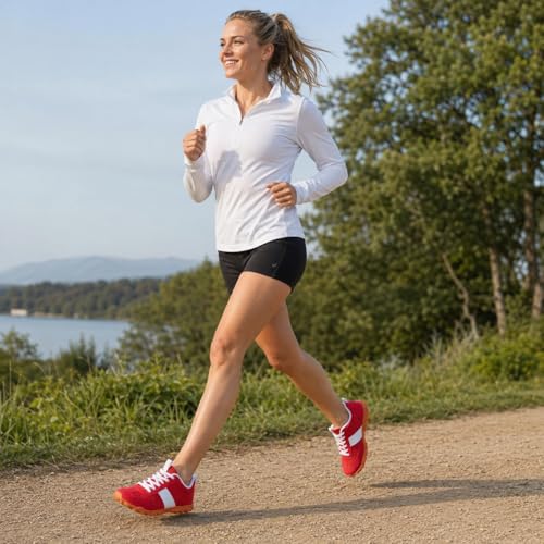 Image of Women's Barefoot Sneakers Wide Toe Box Zero Drop Sneakers | Breathable Lightweight Non-Slip Shoes for Gym Training, Trail Running, Hiking & Daily Walking