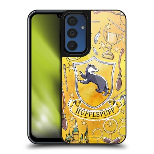 Protection militaire Harry Potter Samsung A15 coque Hufflepuff antichoc