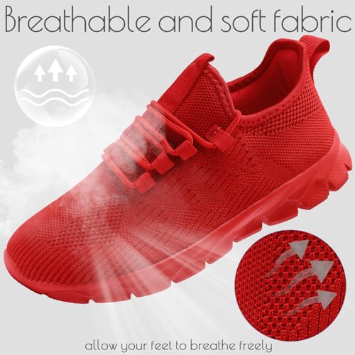 Image of ZGPWZWL Mens Running Shoes Fashion Sneakers for Walking Tennis Gym Shoes Slip On Lightweight and Comfortable
