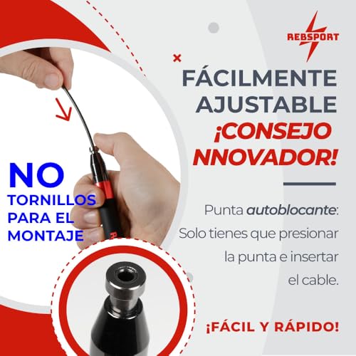 Cuerda para saltar de Crossfit ideal para perfeccionar el doble under 3