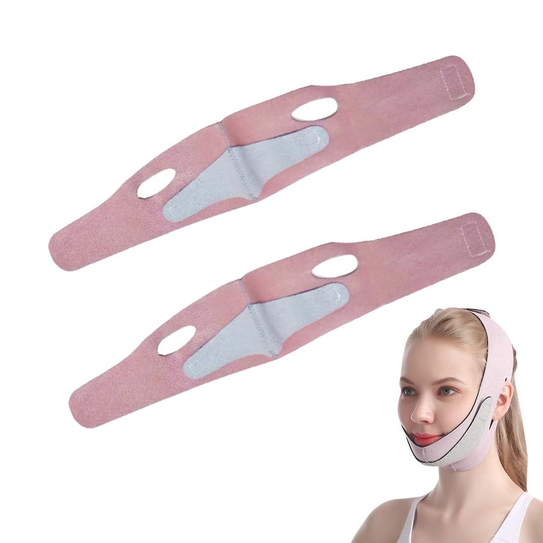 Reductor de Papada, Papada Reductor Mujer, Correa Adelgazante Facial, Papada Reductor Mujer,Faja Facial Lifting,Máscara Para Facial V Belleza Cuello Mascarilla Alza Forma Delgada Línea