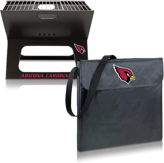 NFL X-Grill Portable Camping Tailgating Charcoal Grill