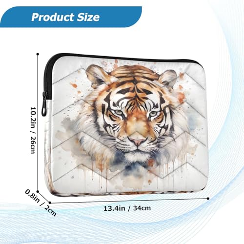 Funda para portátil 13-14 pulgadas con diseño tigre miniatura 3