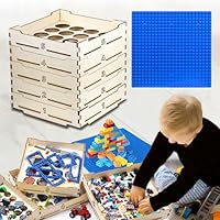 5 Tray Sorter Sifter Box for Lego, Sortier-Sieb-Box für das Sortieren von LegoSteinen, Sortiersystem fürLego, 4 Verschiedene Größen sortier Boxen stapelbar for Lego, Geschenk für LegoLiebhaber