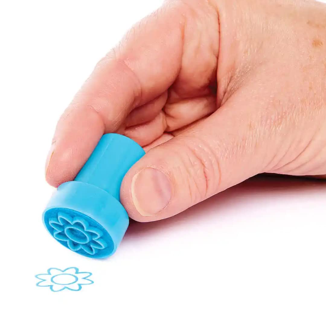 Baker Ross FE473 Stampini in Gommapiuma Frutta - Confezione da 10, Set di Timbri per Bambini, Ideali per Progetti Artistici per Bambini