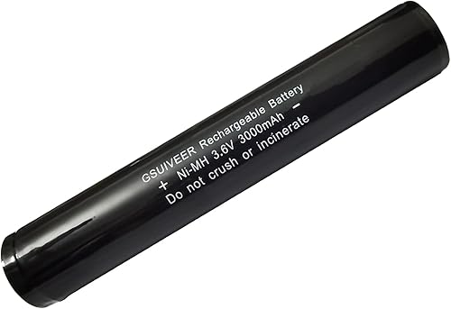 1 paquete 75175 75375 3.6V 3000mAh batería de linterna Ni-MH compatible con Streamlight Stinger 75813 75810 76000 PolyStinger Pelican M9 FL126