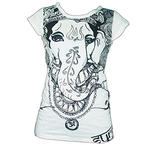 SURE GANESH SURE T-SHIRT, Bangkok subculture brand, aus ganz feiner freshrunk Baumwolle, in S, M und L, vintage style!, S, Weiß