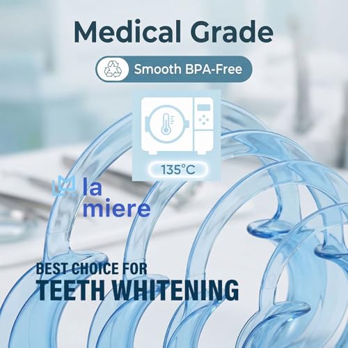 Image of LA MIERE Dental Cheek Retractor C Shape Mouth Opener Size S,M,L, Pack of 3, Blue