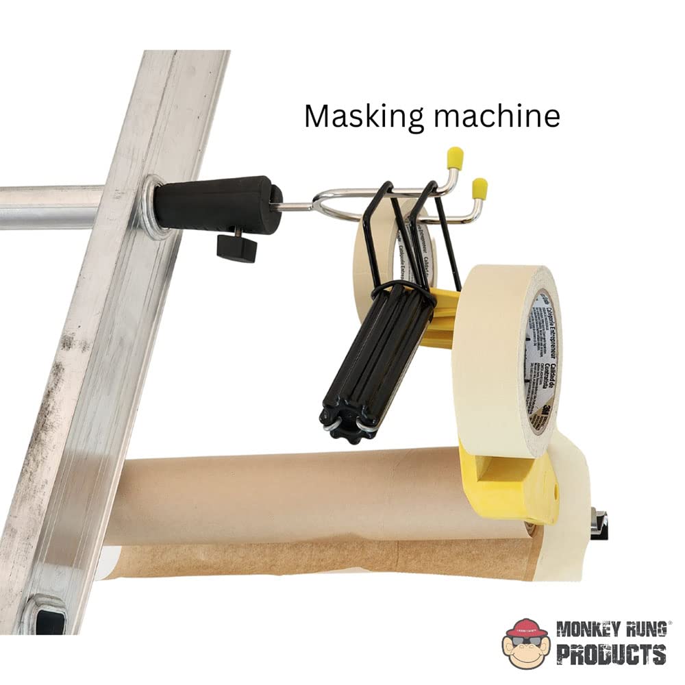 Monkey Grip Manos Libres Innovador Extensión Escalera Accesorios Universal Soporte de Herramientas Perfecto para Cubos de Pintura, Bolsas de Herramientas, Herramientas Eléctricas y Más