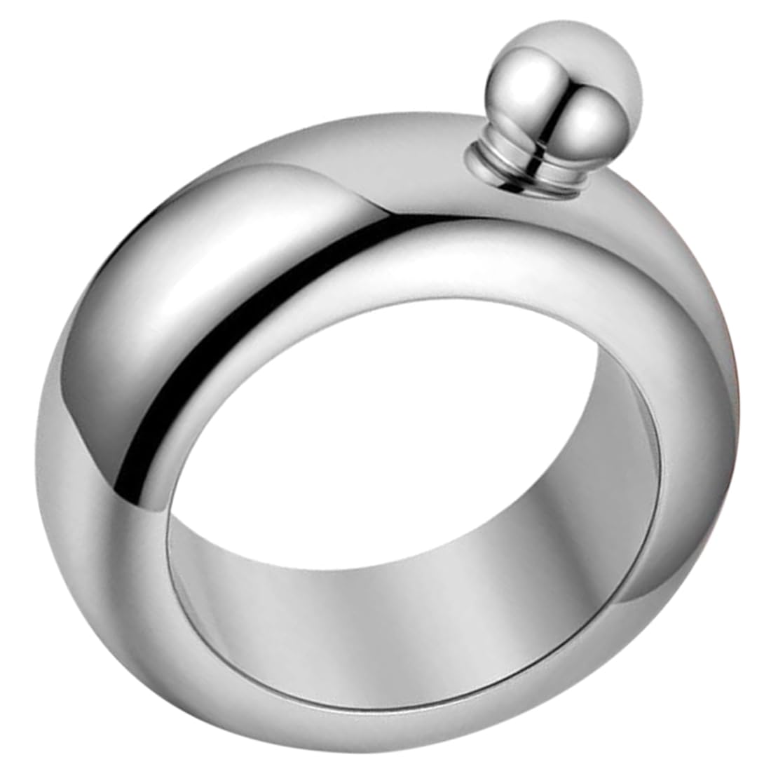 Hndhbfgrt Round Choc Metal Bracelet Style Hip Flask 3.5 Oz for Storing for Whiskey Vodka for Storing Wine Accessories